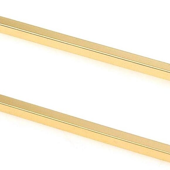 Minimalist Dainty Bar Stud Earrings Long Drop Dangle Earrings for Women - Picture 4 of 6